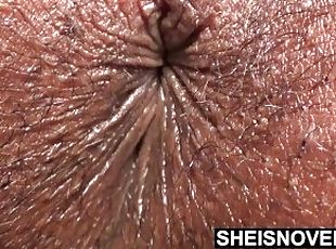 Closeup Fat Ass Hairy Sphincter Ebony Bootyhole Winking By Sheisnov...