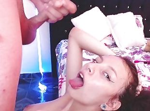 anal very tight and cum to jets in her cute face