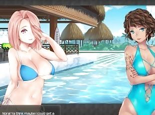 HuniePop 2 - Double Date - Part 3 Sexy Girl With Bikini New By Love...