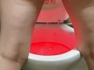 Pissing standing up desperate