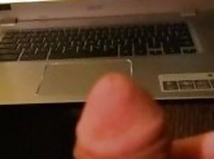 Wife learns that I love a nice dick to play with.  Next vid, suckin...