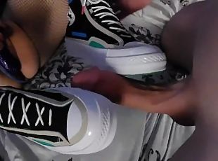 Slutty Babysitter Wearing Converse Shoejob and HARD Fuck - Mister C...
