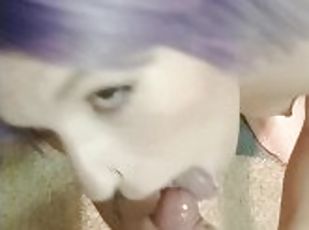 Marie Jane Hentai cosplay girl loves sucking cock