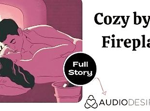 Cozy By the Fireplace  Erotic Audio Romantic Sex Story ASMR Audio P...