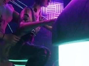 Judy gets fucked publicly at a Nightclub  CyberPunk 2077  60fps