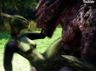 monstre, ejaculation-interne, hentai