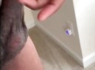 Cum Video 3 - Shooting a big load on my blue boxers, showing legs a...