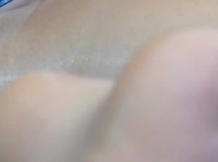 Glossy nylon wet orgasms, real nylon fetish, cum on my feet Onlyfan...