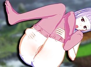 gros-nichons, ejaculation-interne, anime, hentai, 3d, seins, bout-a-bout