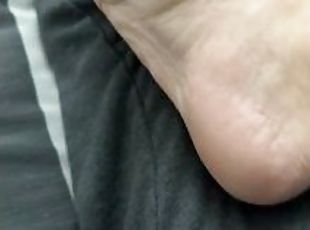 amateur, pieds, fétiche, solo