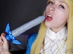 Zelda Unboxes The Master Dildo! GeekySexToys Unboxing