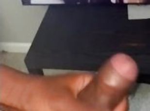 Quick nut while watching porn (: hope u enjoy ( (Snapchat: Playboii...