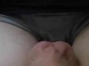 Swallowing daddy's cock