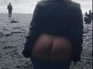 røv, offentlig, amatør, milf, mor, blond, snæver, moder, røv-butt, fetish