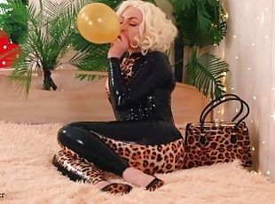 Air Balloon Fetish Video, Inflatable kinky fantasy and looner fun w...