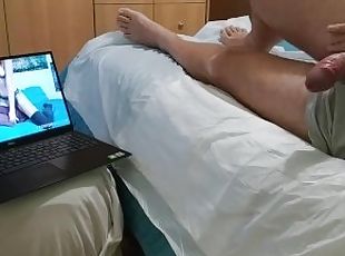 Cumming (Almost) Hands Free Watching A Masturbation Video from Teen...