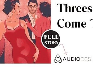 Spontaneous Threesome  Erotic Audio Story  In Public  ASMR Audio Po...