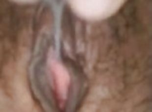 clitoris, masturbaatio, pillu-pussy, amatööri, eebenpuinen, milf, latino, äityli, käsihomma, musta