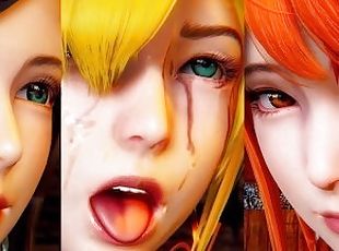 One Piece Futa - Nami x Nico·Robin x Female Sanji - 3D Drama Version