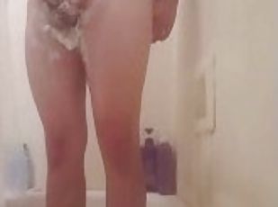Teasing myself in the shower