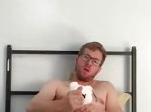 Plushie Masturbation - Jacking Off With my Mini Micro Teddy Bear - ...