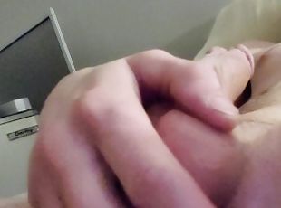 a close look of my tight ass being penetrate by my dildo :)
