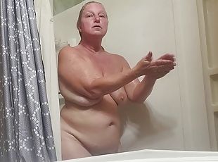 Housewife in the shower