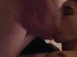 Close up pussy eating and cock sucking his and her point of view