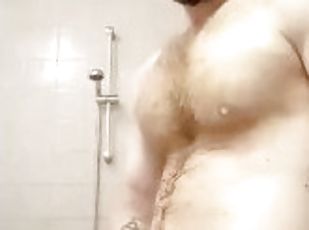 Nice cumshot in the bathroom