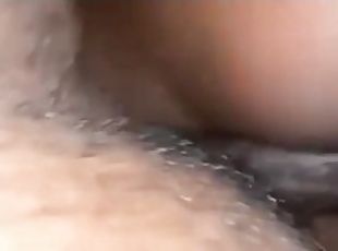 chatte-pussy, giclée, amateur, ébène, énorme-bite, milf, maman, ejaculation-interne, belle-femme-ronde, humide