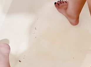 badning, tissende, sprøjte, amatør, store-sorte-skønheder, fødder, fantasi, fetish, bruser, solo