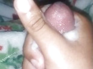 masturbation, amateur, ejaculation-sur-le-corps, énorme-bite, gay, branlette, black, secousses, solo, hôtel