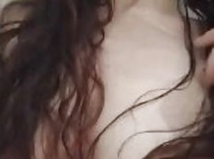 snowbunny slut shows off sexy nipple piercing