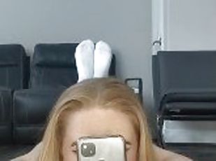 Sextok FYP Porn Trend: Bugs Bunny Challenge - Blonde Canadian White...