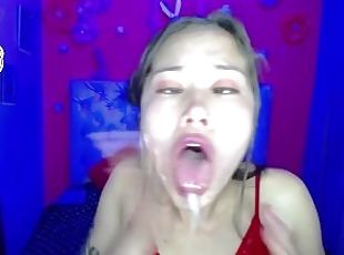 asiatisk, onani, amatør, teenager, latiner, deepthroat, dildo, lille, fetish, solo