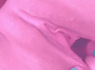 Close Up Pink Pussy Gape