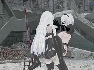 2B(YoRHa No.2 Type B) and A2(YoRHa No.2 Type A) have deep sex in th...