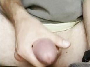 5 Min Solo Male Jerks off Beautiful HUGE Cock close up with CUMSHOT...