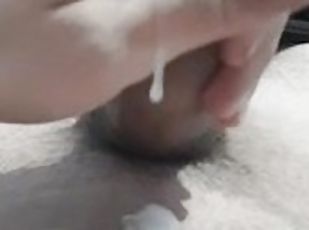 amateur, ejaculation-sur-le-corps, énorme-bite, branlette, solo, bite