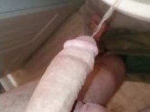 mandi, besar-huge, besar-sekali, kencing, amatir, penis-besar, mandi-shower, seorang-diri, penis