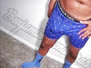 SUBSCRIBE LIKE????- BBC IN BOXERS BLUE WITH PINK FLAMINGOS - IG BEN...