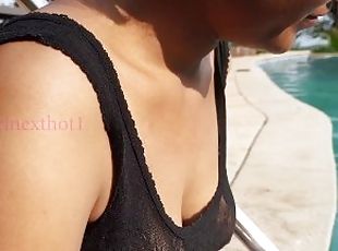 Indian Wife Fucked by Ex Boyfriend at Luxurious Resort - Hindi Outd...