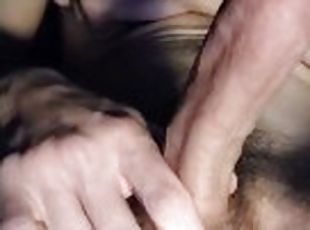 papa, masturbation, ejaculation-sur-le-corps, énorme-bite, gay, branlette, point-de-vue, ejaculation, sperme, massive