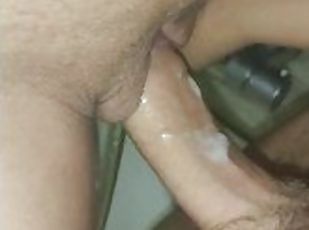 BIG ASS GIRLFRIEND Fucked in the shower, asks to PUT ALL her pussy ...