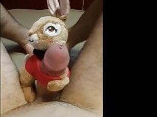 POV Playing with my rabbit, flexing my big dick muscle......