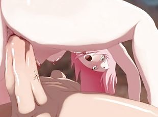 culo, anal, adolescente, corrida-interna, anime, hentai, culazo