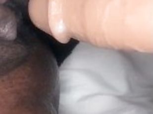 masturbación, coño-pussy, amateur, negra-ebony, juguete, consolador, a-solas, húmedo