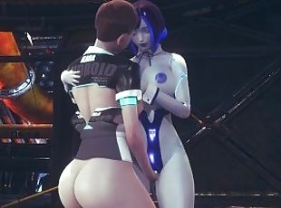 gros-nichons, chatte-pussy, anal, babes, lesbienne, anime, hentai, 3d, seins, brunette
