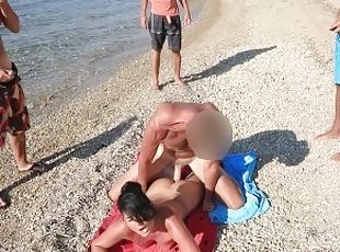 orgie, utomhus, party, publik, anal, gigantisk-kuk, hardcore, tysk, gruppknull, creampie