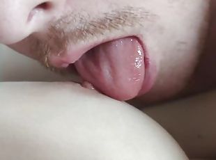 ASMR Hard Nipples Sucking